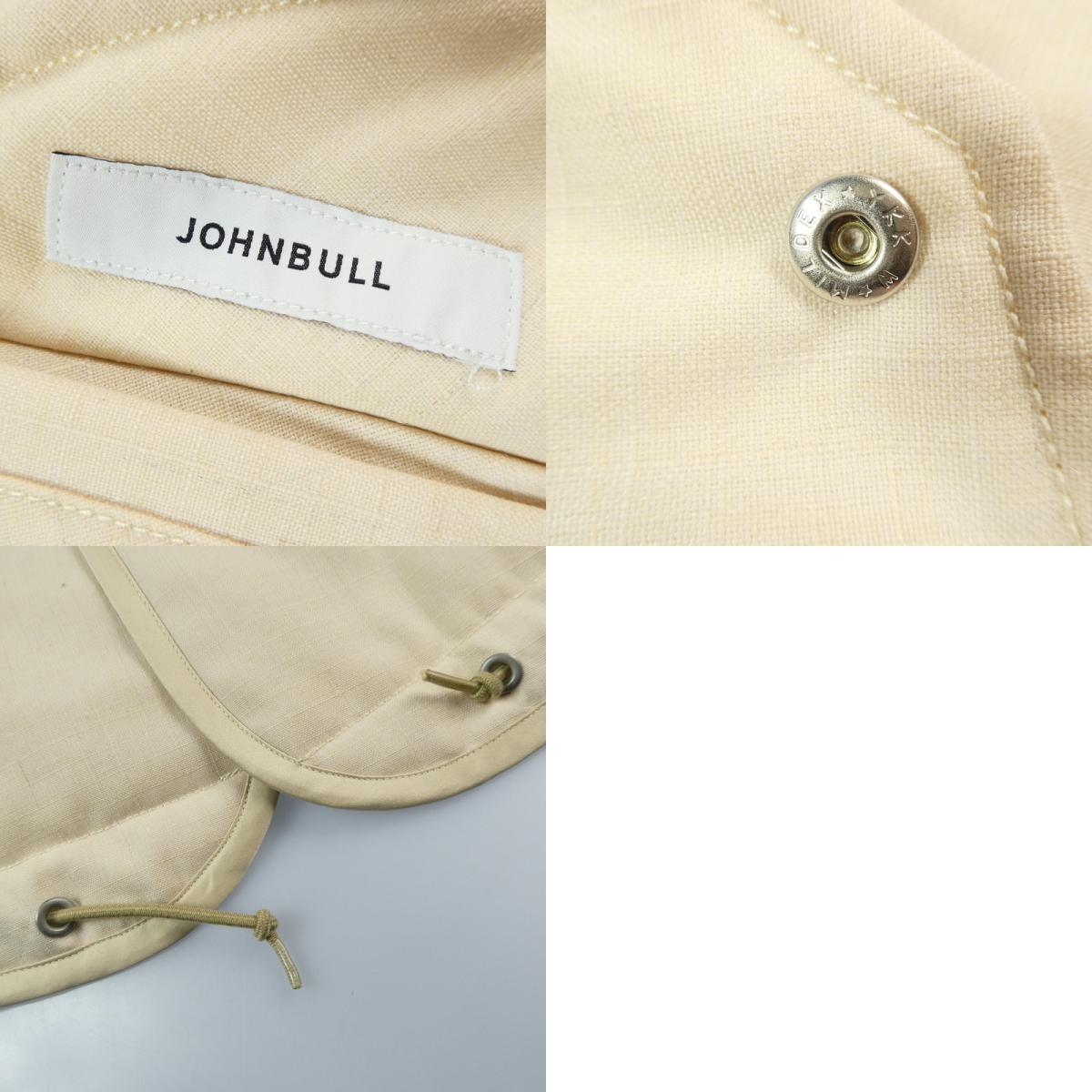 【中古】JOHN BULL | ジョンブル リップリバーシブルミリタリーベスト ベスト AL084 アイボリー
