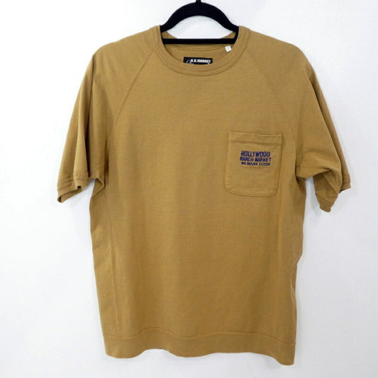 【中古】HOLLYWOOD RANCH MARKET | ハリウッドランチマーケット 半袖Ｔシャツ ベージュ