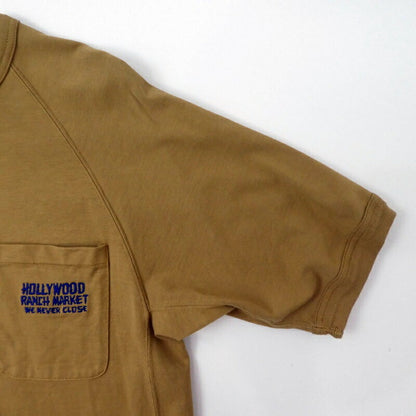 【中古】HOLLYWOOD RANCH MARKET | ハリウッドランチマーケット 半袖Ｔシャツ ベージュ