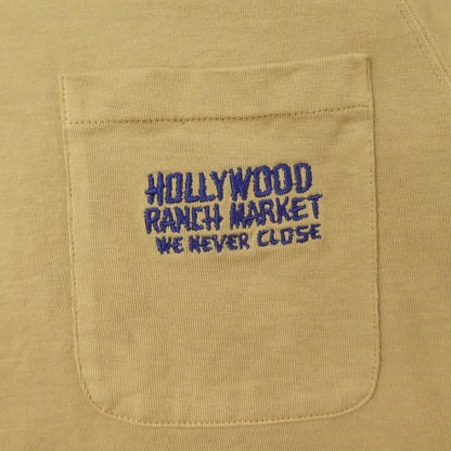 【中古】HOLLYWOOD RANCH MARKET | ハリウッドランチマーケット 半袖Ｔシャツ ベージュ