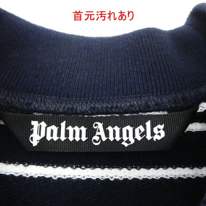 【中古】Palm Angels | パームエンジェルス BEAR STRIPES TERRY EMBROIDERY SWEATER スウェット PMBA064S22FLE001 ネイビー サイズ：M