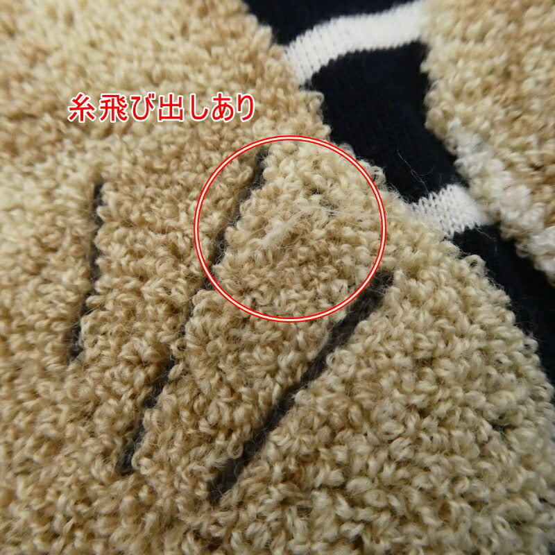 【中古】Palm Angels | パームエンジェルス BEAR STRIPES TERRY EMBROIDERY SWEATER スウェット PMBA064S22FLE001 ネイビー サイズ：M
