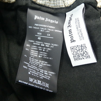 【中古】Palm Angels | パームエンジェルス Bleached Plaid Track Pants パンツ PMCG002S21FAB001 サイズ：46