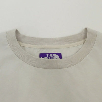【中古】THE NORTH FACE PURPLE LABEL | ザノースフェイスパープルレーベル L/S Logo Woven Tee 長袖Ｔシャツ NP2119N グレー サイズ：M