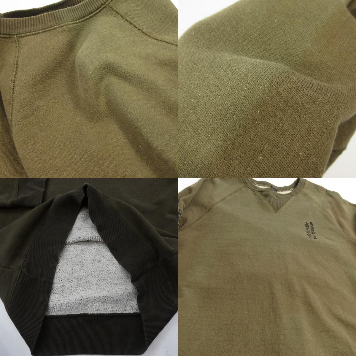 CHROME HEARTS | Chrome Hearts Sweatshirt, Domestic Official Product, 2022S/S, Olive, Size: M