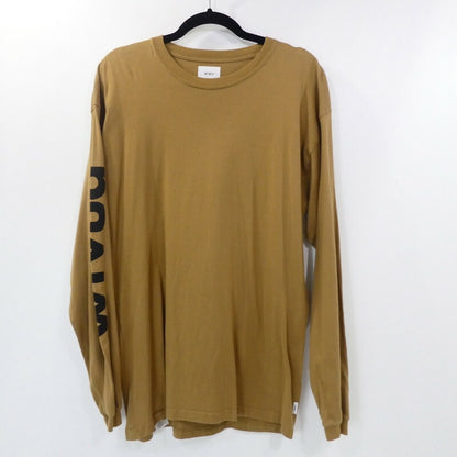 【中古】W)TAPS | ダブルタップス WTVUA?SCREEN?LS?TEE 長袖Ｔシャツ 212PCDT-LT03S ブラウン サイズ：3