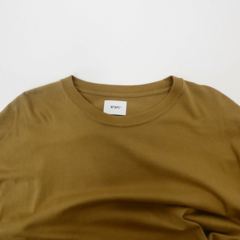 【中古】W)TAPS | ダブルタップス WTVUA?SCREEN?LS?TEE 長袖Ｔシャツ 212PCDT-LT03S ブラウン サイズ：3