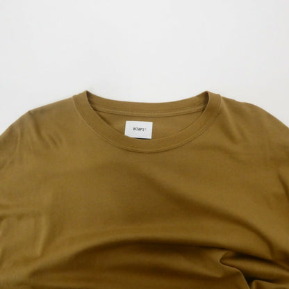 【中古】W)TAPS | ダブルタップス WTVUA?SCREEN?LS?TEE 長袖Ｔシャツ 212PCDT-LT03S ブラウン サイズ：3