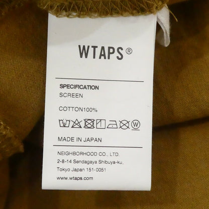 【中古】W)TAPS | ダブルタップス WTVUA?SCREEN?LS?TEE 長袖Ｔシャツ 212PCDT-LT03S ブラウン サイズ：3