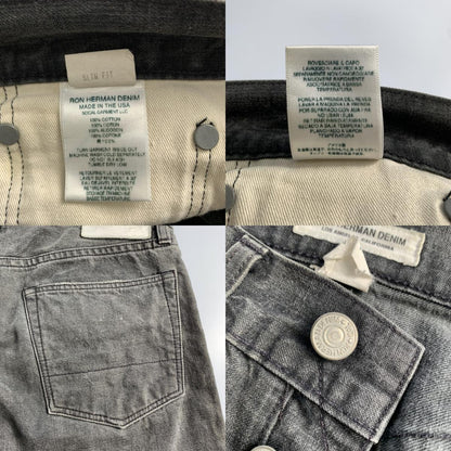【中古】Ron Herman | ロンハーマン デニムパンツ グレー