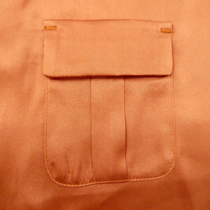 【中古】MAX MARA | マックスマーラ SILK MID-LENGTH DRESS ワンピース 92211821 オレンジ サイズ：40