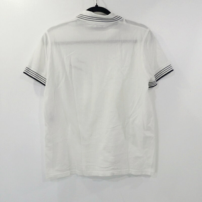 【中古】SAINT LAURENT | サンローラン シグネチャー ポロシャツ 483417 ホワイト サイズ：XS
