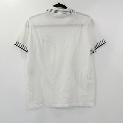 【中古】SAINT LAURENT | サンローラン シグネチャー ポロシャツ 483417 ホワイト サイズ：XS