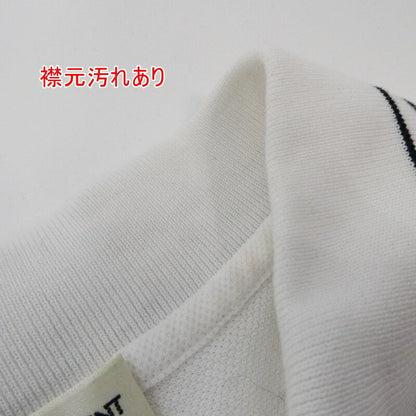 【中古】SAINT LAURENT | サンローラン シグネチャー ポロシャツ 483417 ホワイト サイズ：XS