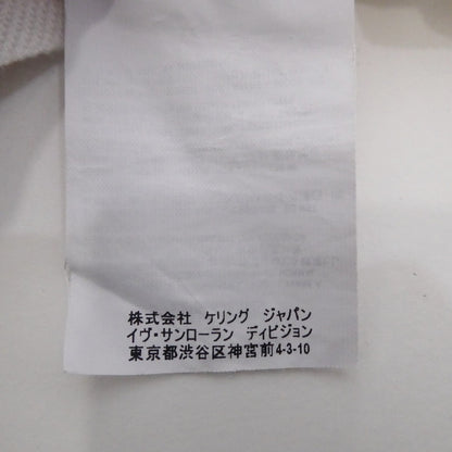 【中古】SAINT LAURENT | サンローラン シグネチャー ポロシャツ 483417 ホワイト サイズ：XS