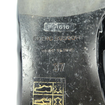 【中古】FABIO RUSCONI | ファビオルスコーニ ローファー (37)24cm ブラック