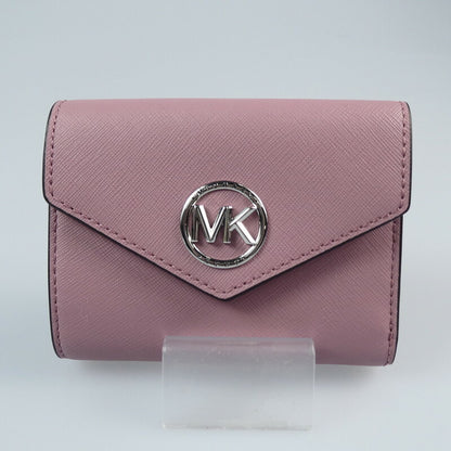 【中古】Michael Kors | マイケルコース GREENWICH エンベロープ トライフォールド 三つ折り財布 32S2SNME6L ピンク