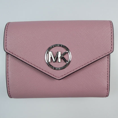 【中古】Michael Kors | マイケルコース GREENWICH エンベロープ トライフォールド 三つ折り財布 32S2SNME6L ピンク