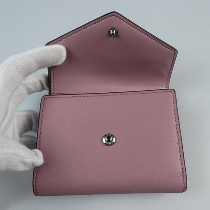 【中古】Michael Kors | マイケルコース GREENWICH エンベロープ トライフォールド 三つ折り財布 32S2SNME6L ピンク