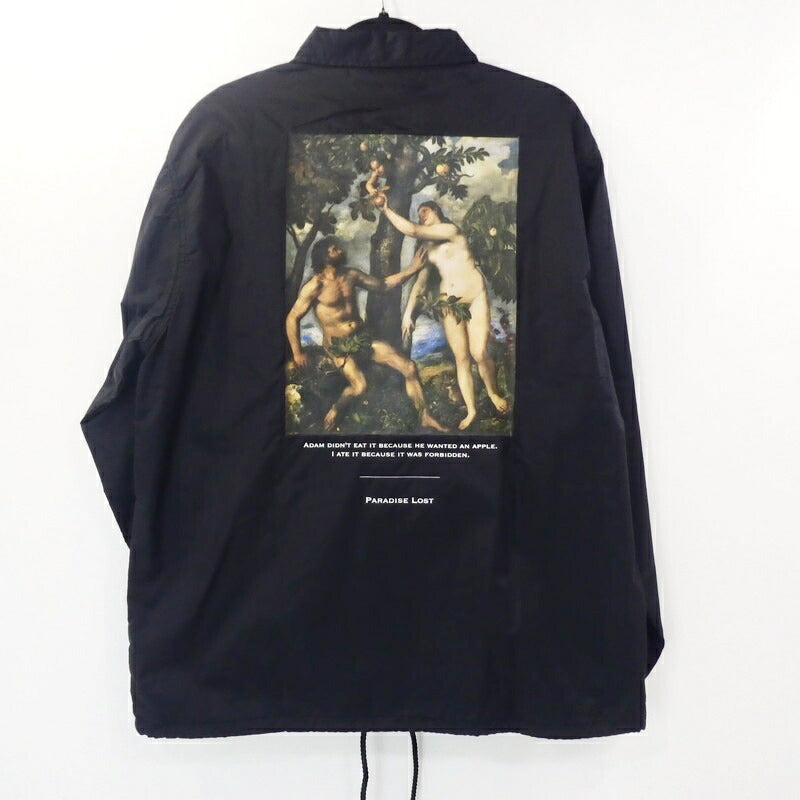 【中古】LEGENDA | レジェンダ Adam & Eva Nylon Coach Jacket その他アウター LEJ218 ブラック サイズ：S