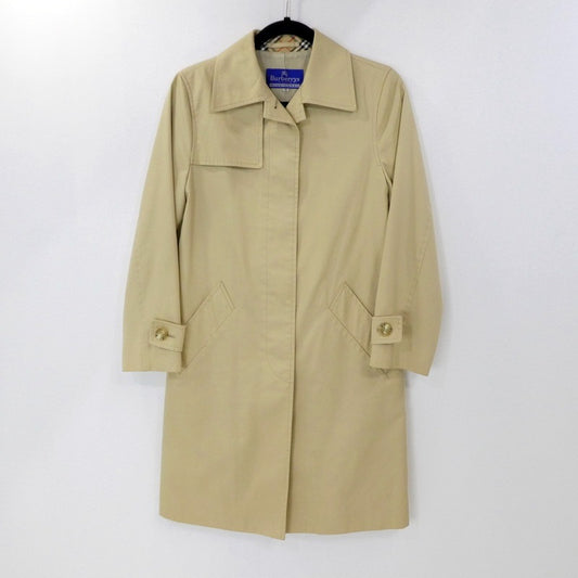 【中古】BURBERRY BLUE LABEL | バーバリーブルーレーベル ステンカラーコート ベージュ