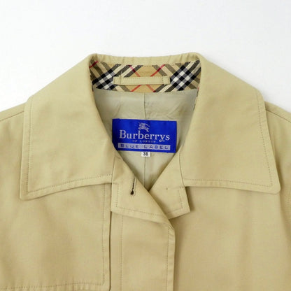 【中古】BURBERRY BLUE LABEL | バーバリーブルーレーベル ステンカラーコート ベージュ
