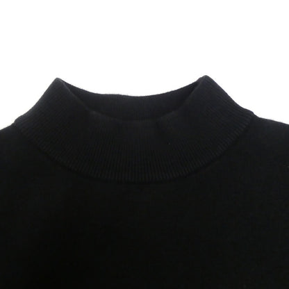 【中古】AKM(志風音) | エーケーエムシフォン LOGO HIGH NECK KNIT スウェット LAK-22001-BK90 ブラック サイズ：XL