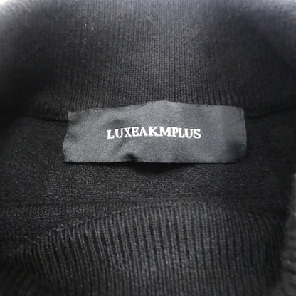 【中古】AKM(志風音) | エーケーエムシフォン LOGO HIGH NECK KNIT スウェット LAK-22001-BK90 ブラック サイズ：XL