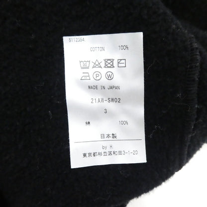 【中古】 MILSPEC ZIP スウェット 21FW-SW02 ブラック サイズ：3