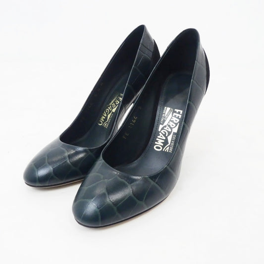 【中古】Salvatore Ferragamo | サルヴァトーレフェラガモ その他靴 グリーン