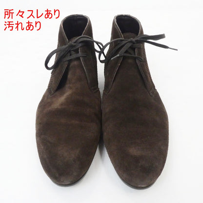 【中古】LOUIS VUITTON | ルイ・ヴィトン マイクロダミエスエード ブーツ サイズ:25.0cm