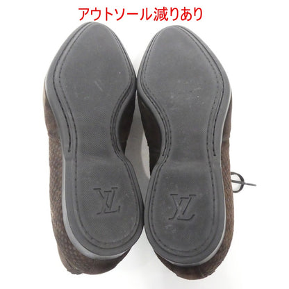 【中古】LOUIS VUITTON | ルイ・ヴィトン マイクロダミエスエード ブーツ サイズ:25.0cm