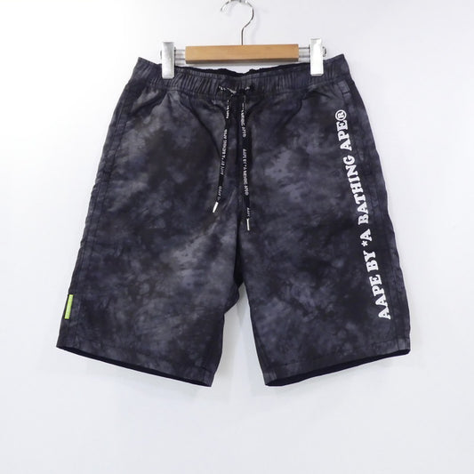【中古】AAPE BY A BATHING APE | エーエイプバイアベイシングエイプ AAPE WOVEN REVERSIBLE SHORTS ショートパンツ AAPSPM6842XXI サイズ：S
