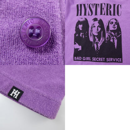 【中古】HYSTERIC GLAMOUR | ヒステリックグラマー SECRET SERVICE シャツ 半袖シャツ 02211CH02 パープル サイズ：S