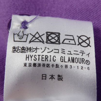 【中古】HYSTERIC GLAMOUR | ヒステリックグラマー SECRET SERVICE シャツ 半袖シャツ 02211CH02 パープル サイズ：S