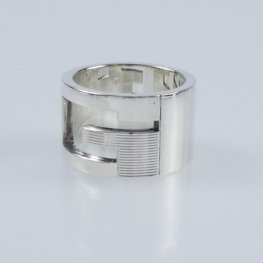 【中古】GUCCI | グッチ カットアウトGワイド リング・指輪