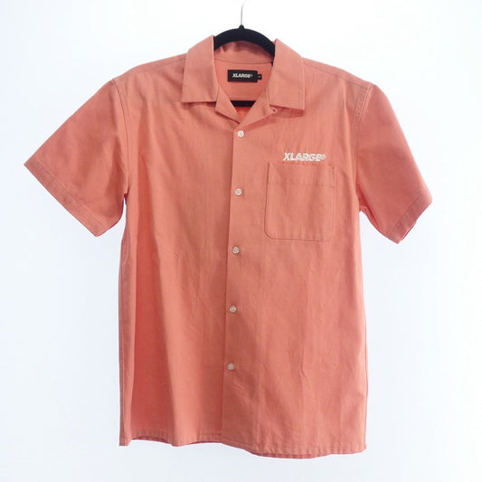 【中古】X-LARGE | エクストララージ OG OPENCOLLAR SHIRT S/S 半袖シャツ 01191404 サイズ：S