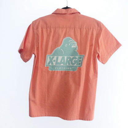 【中古】X-LARGE | エクストララージ OG OPENCOLLAR SHIRT S/S 半袖シャツ 01191404 サイズ：S