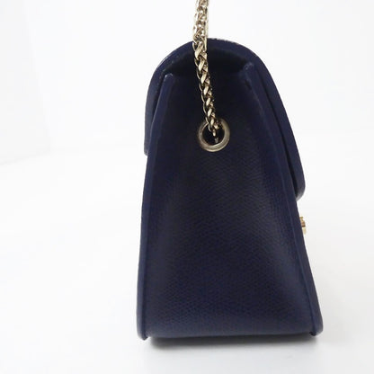 【中古】Furla | フルラ METROPOLIS MINI CROSSBODY ショルダーバッグ ネイビー