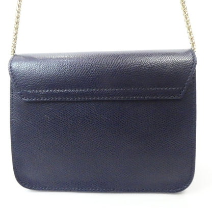 【中古】Furla | フルラ METROPOLIS MINI CROSSBODY ショルダーバッグ ネイビー