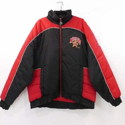 【中古】 MARYLAND 中綿ジャケット レッド サイズ：L