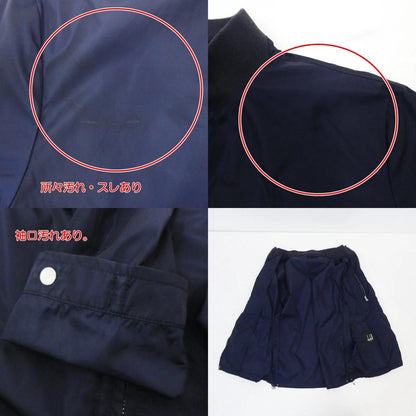【中古】Dunhill | ダンヒル ナイロンジャケット ネイビー サイズ：S
