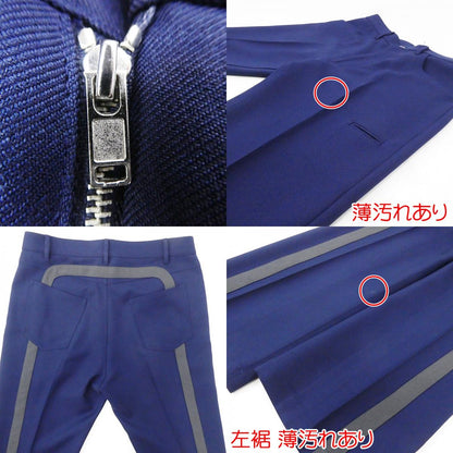 【中古】 オフィサートラウザー チノパンツ ネイビー