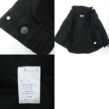 【中古】PERS PROJECTS | パースプロジェクト LUCAS HOOD BLOUSON マウンテンパーカー 23SP-17121 ブラック サイズ：2