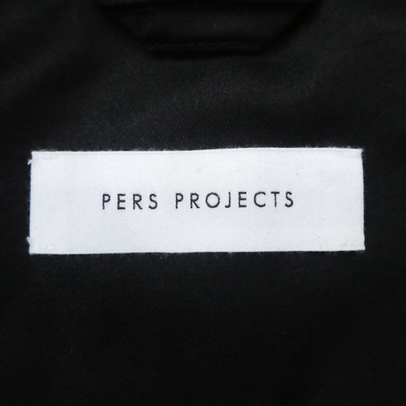 【中古】PERS PROJECTS | パースプロジェクト LUCAS HOOD BLOUSON マウンテンパーカー 23SP-17121 ブラック サイズ：2