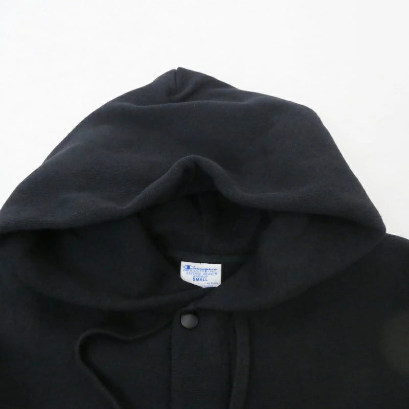 【中古】Champion | チャンピオン REVERSEWEAVE リラクシングスナップパーカ その他アウター C8-S123 年式:2020A/W ブラック サイズ：S