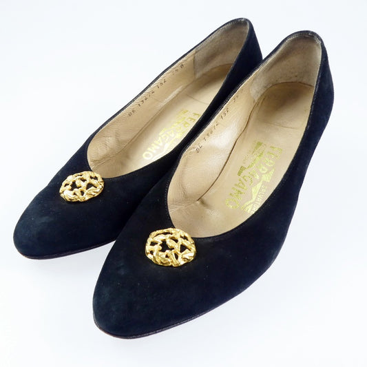 【中古】Salvatore Ferragamo | サルヴァトーレフェラガモ パンプス ブラック