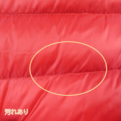 【中古】 ダウンベスト レッド