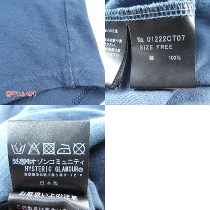 【中古】HYSTERIC GLAMOUR | ヒステリックグラマー 半袖Ｔシャツ ネイビー