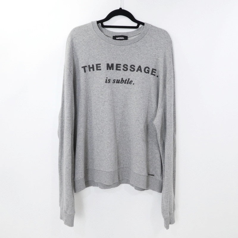 【中古】DIESEL | ディーゼル スウェット グレー